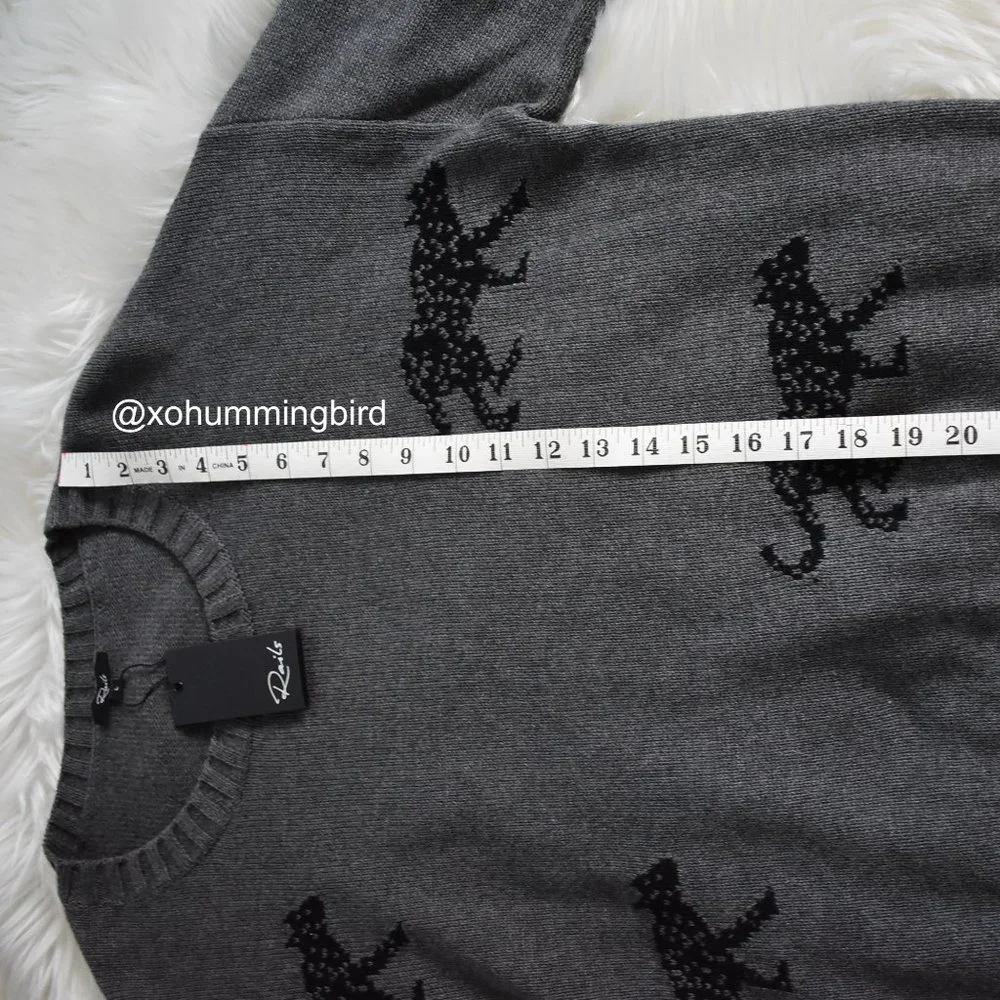 Rails | Perci Sweater (Ash Jungle Cat) - Picture 12 of 15